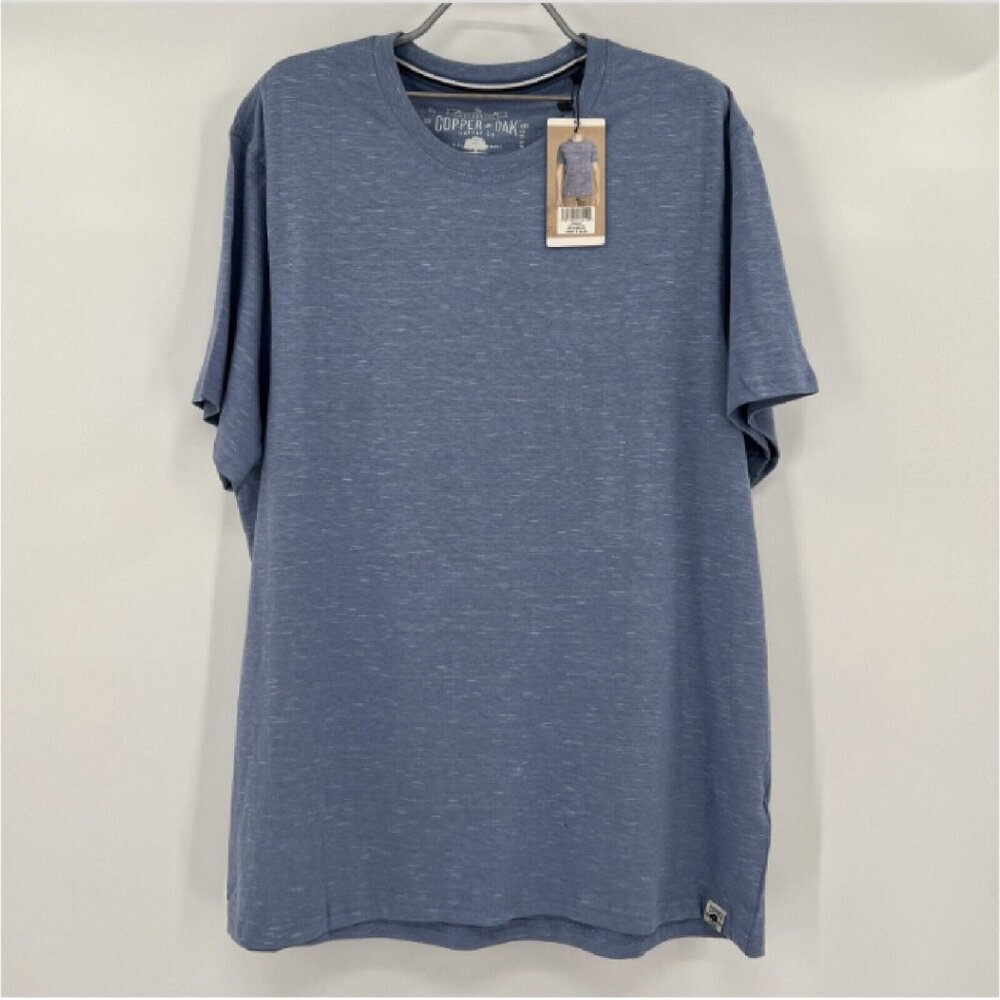 Copper and Oak Men’s Tee Short Sleeve T-Shirt sz L Large River Blue NWT